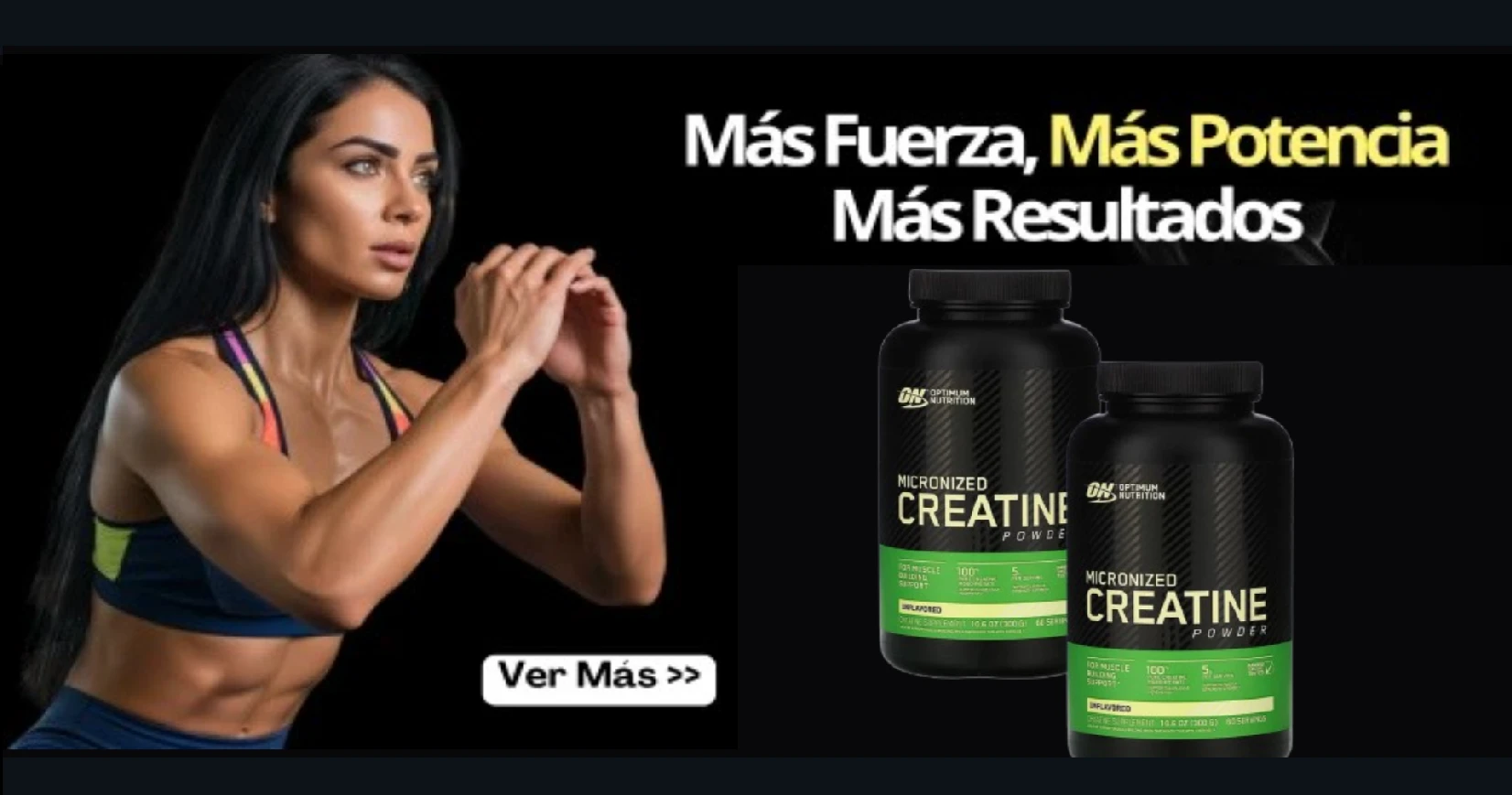 Creatina Mas Fuerza, Mas Potencia, Mas Resultados 