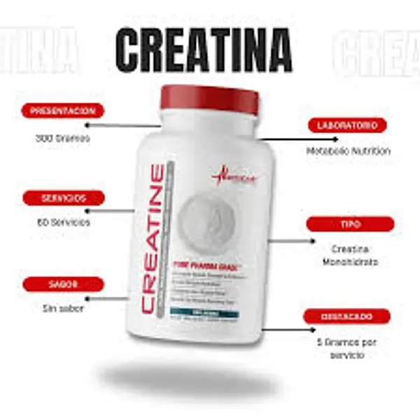 Creatina 300 Gr Metabolic Nutrition